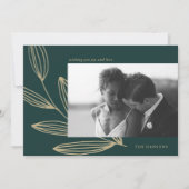 エメラルドグリーンスプラウト写真 シーズンカード (正面)