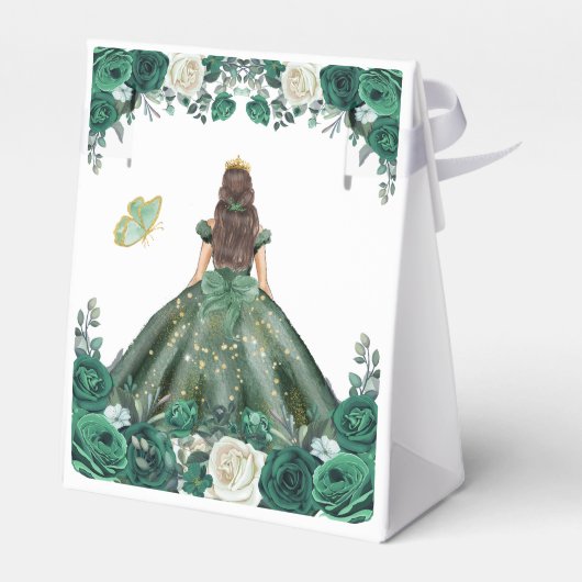 エメラルドグリーンドレスクインセアニラクラウンサンキュー フェイバーボックス (裏面サイド)