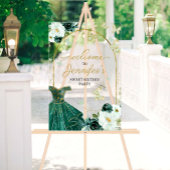 エメラルドグリーンバタフライスウィート16へようこそ アクリルサイン