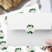 エメラルドグリーンバラとユーカリタスの名前とアドレス ラウンドシール