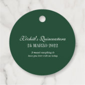 エメラルドグリーンバラフローラクインスサンキューユー フェイバータグ (裏面)