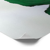 エメラルドグリーンバラ結婚の座席表11枚 ポスター (角)