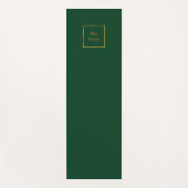 エメラルドグリーンビジネスロゴスタジオ ヨガマット (正面)