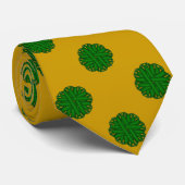 エメラルドグリーンフラワーリボンby Kenneth Yoncich ネクタイ (ロール)