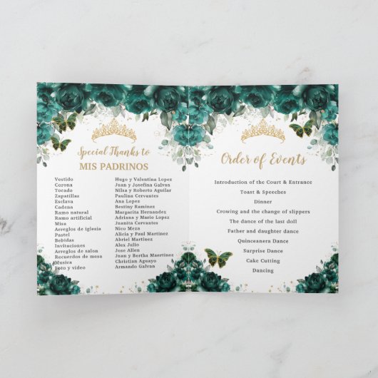 エメラルドグリーンフローラキンセアニェラプリンセスパドリノス プログラム (内部)