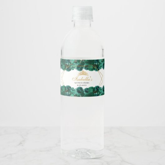エメラルドグリーンフローラキンセアニェラ ペットボトルラベル (正面)