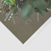 エメラルドグリーンフローラグラモールデコページ 薄葉紙 (詳細)