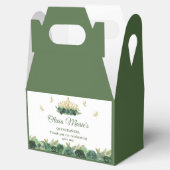 エメラルドグリーンフローラティアラバタフライキンセアニェラ フェイバーボックス (オープン)