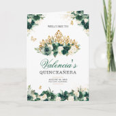 エメラルドグリーンフローラティアラバタフライキンセアニェラ プログラム (正面)