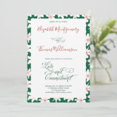 エメラルドグリーンフローラ献身式 招待状 (スタンド正面)