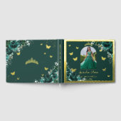 エメラルドグリーンフローラ金ゴールドキンセアニラカンス写真 ゲストブック (全面)