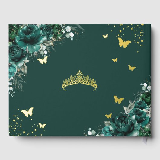 エメラルドグリーンフローラ金ゴールドキンセアニラカンス写真 ゲストブック (裏面)