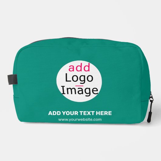 エメラルドグリーンプロフェッショナルビジネスシックカスタム ドップキット (正面)