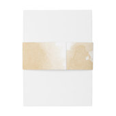 エメラルドグリーンベージュ金ゴールド結婚植物学 招待状ベリーバンド (裏面例)