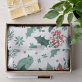 エメラルドグリーンホリデーバードティッシュペーパー 薄葉紙 (ギフト)