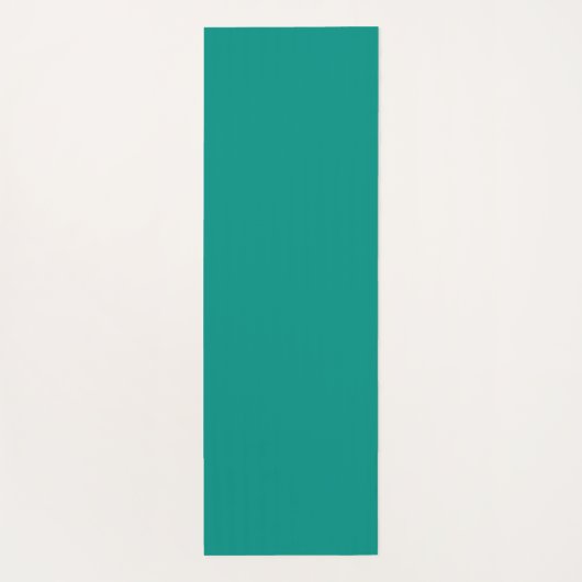 エメラルドグリーンホワイトフローラ曼荼羅モノグラム  ヨガマット (裏面)