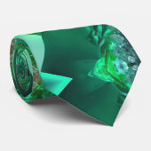 エメラルドグリーンマジカル神秘的な聖パトリックスの日 ネクタイ (ロール)
