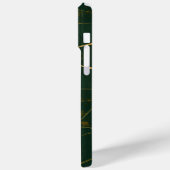 エメラルドグリーンマーブル金ゴールドグリッター Case-Mate iPhoneケース (裏面 / 左)