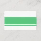 エメラルドグリーンモダンズ結婚ウェブサイト エンクロージャーカード (裏面)