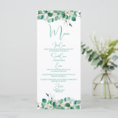 エメラルドグリーンユーカリプトゥスフォイラージュ水のカラーメニュー メニュー (スタンド正面)