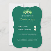 エメラルドグリーンヴィンテージボホキンセアニラスペインの (裏面)