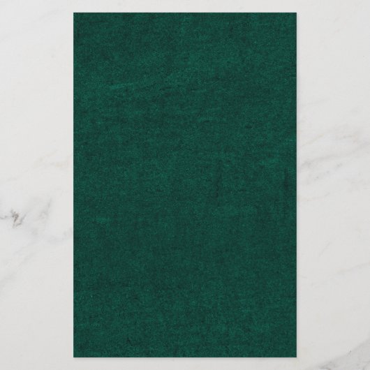 エメラルドグリーンヴィンテージ結婚ボタニカルメニュー (裏面)