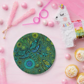 エメラルドグリーン上でハエを飛ばせ ペーパープレート (パーティー)