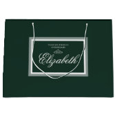 エメラルドグリーン大抱き枕 ラージペーパーバッグ (正面)