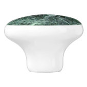 エメラルドグリーン大理石の引き出しハンドル、ドアノブ セラミックノブ (側面)