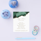 エメラルドグリーン揚げ台のホワイトフライヤー チラシ (シングル)