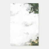 エメラルドグリーン水彩画 ポストイット (正面)