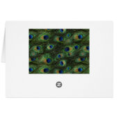 エメラルドグリーン王室の金ゴールドインディアンピーコッ結婚クス (裏面横)