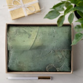 エメラルドグリーン素朴スチームパンク時計(10) 薄葉紙 (ギフト)