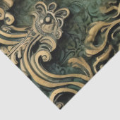 エメラルドグリーン素朴スチームパンク時計(1) 薄葉紙 (詳細)