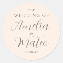 エメラルドグリーン結婚書道封筒用シール ラウンドシール