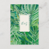 エメラルドグリーン結婚熱帯病 エンクロージャーカード (裏面)