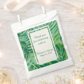 エメラルドグリーン結婚熱帯病 フェイバーバッグ (クリップ留めされた状態)