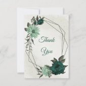 エメラルドグリーン花植物園 サンキューカード (正面)