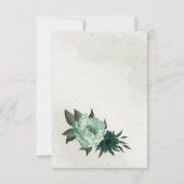 エメラルドグリーン花植物園 サンキューカード (裏面)