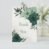エメラルドグリーン花植物園 サンキューカード (スタンド正面)