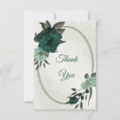 エメラルドグリーン花植物園 サンキューカード (正面)