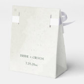 エメラルドグリーン花結婚植物体 フェイバーボックス (裏面サイド)