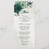 エメラルドグリーン花結婚植物体 メニュー (正面)