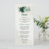 エメラルドグリーン花結婚植物体 メニュー (スタンド正面)