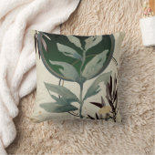 エメラルドグリーン芸術的ウォーター色 クッション (ブランケット)