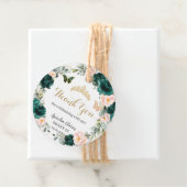 エメラルドグリーン赤面フローラスウィート16 16誕生日 フェイバータグ (インサイチュ)