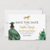 エメラルドグリーン金ゴールドキンセアニェラ セーブザデート (正面)