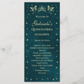 エメラルドグリーン金ゴールドティアラ蝶キンセアニラ プログラム (正面)