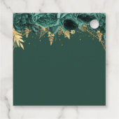 エメラルドグリーン金ゴールドフローラエレガントキンセアニェラ フェイバータグ (裏面)