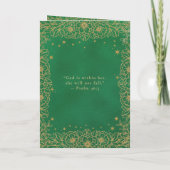 エメラルドグリーン金ゴールドフローラキンセアニラ プログラム (裏面)